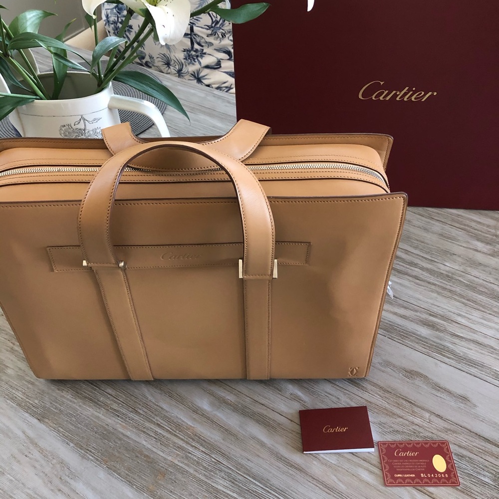 Must De Cartier Authentic Cuirs/Leather Bag NWOT